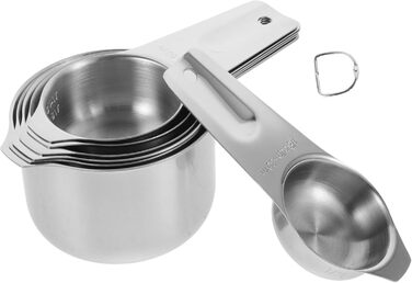 Alipis 4-Piece Bar Set: Cocktail Shaker, Measuring Spoons, Large Jigger, Tea Strainer, Schnapps Glasses, Tamper, Latte Glasses, Grater, Measuring Liquid, Measuring Cup, Auxiliary Tools, Flasks, Scoops
