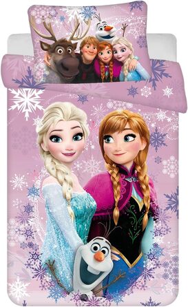Дитяча постільна комплектація Disney Frozen (Волшебна Зима) з ковдрою та подушкою, 100 x 135 см