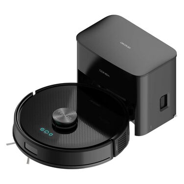 Робот-пилосос та робот-мийник Cecotec Conga Y50 X-Treme з автопорожненням. Лазерна навігація, потужність всмоктування 5000Pa, база з баком 3л, мультифункціональна щітка, керування через додаток