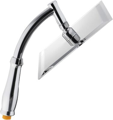 POHOVE Shower Head with Hose, Spray Patterns Shower Sprayer with Hose 1.5m, 360 Degree Adjustable Large Shower Head Handheld Shower, Rain Shower Head, Universal Shower Sprayer for Bathing and Spa (Size: 8inch)