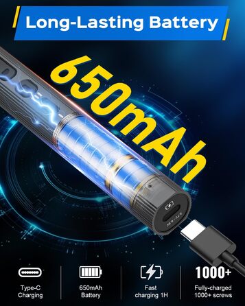 Міні електричний набір викруток 160 в 1 — акумуляторна прецизійна електровикрутка з 3 швидкостями, магнітна, для ремонту окулярів, годинників, телефонів, ноутбуків