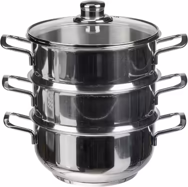 Excelsa Steamer, Stainless Steel, 4-Piece