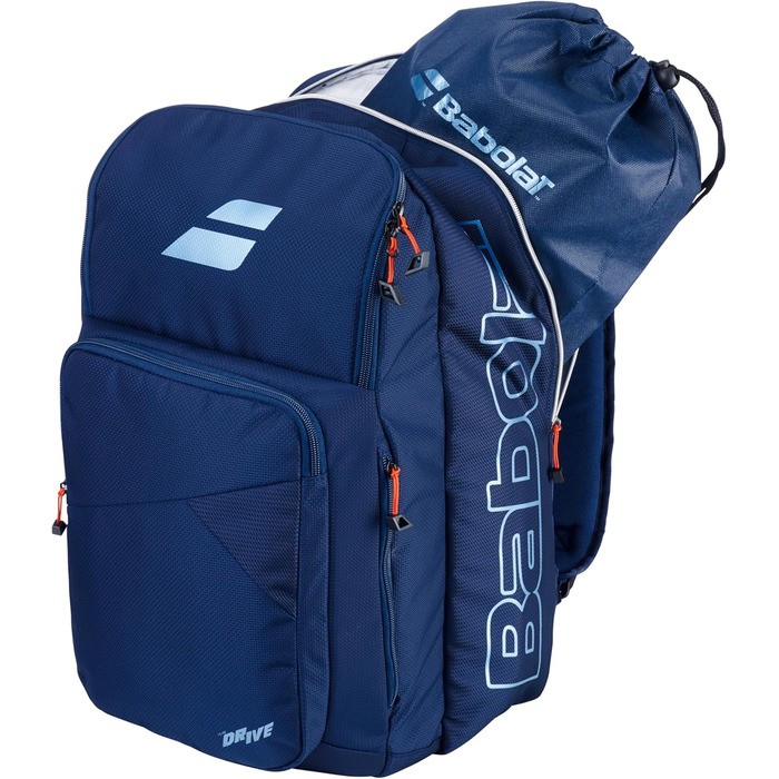 Babolat Kids Tennis Bag - Blue/White/Pink - 2 Compartment with Accessory Pocket