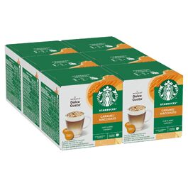 Кавові капсули Starbucks Caramel Macchiato для Nescafé Dolce Gusto, середній обсмаження, 72 капсули (6 x 12)