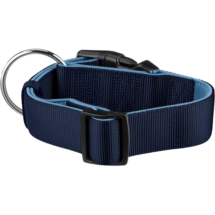 Нашийник для собак Nobby Classic Preno EXTRA, блакитний, L (40-55 см), ширина 38/40 мм