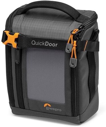 Чохол Lowepro GearUp Creator Box Large II для дзеркальних та бездзеркальних камер, з QuickDoor, з перероблених матеріалів, оранжевий, сірий
