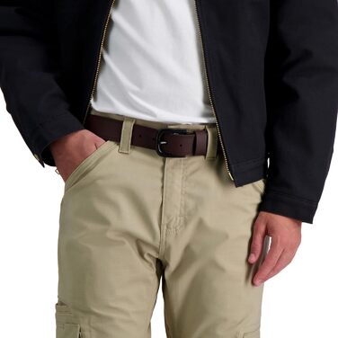 Чоловічий шкіряний промисловий ремінь Dickies (розмір 46, коричневий)