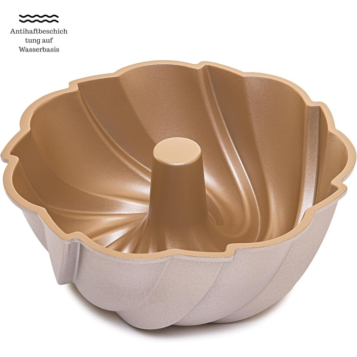 Форма для кексу Erreke Gugelhupfform, 24 см, 2.5 л, з антипригарним покриттям, професійна якість