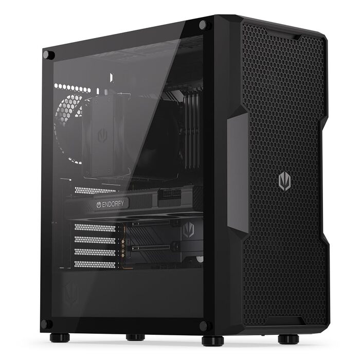 Корпус для ПК Endorfy Regnum 400 Air ATX, загартоване скло, 4 вентилятори 120мм