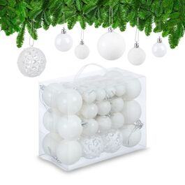 Relaxdays Set of 50 Christmas Baubles