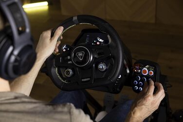 Рульове колесо та педалі Turtle Beach Velocity One з Force Feedback, магнітними перемикачами передач та датчиками Hall-ефекту для Xbox Series X|S, Xbox One, Windows 10 & 11 [Офіційно ліцензовано для Xbox]