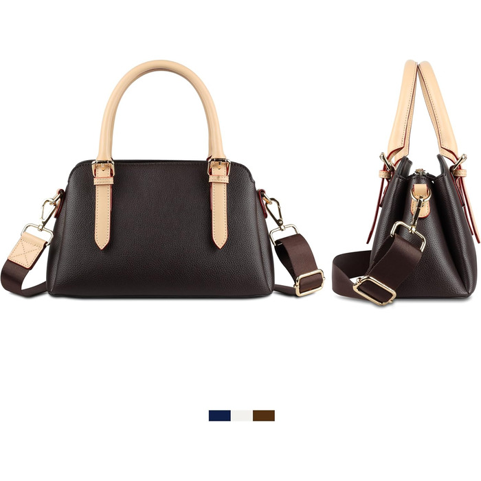 Сумка жіноча Bugatti Ella коричнева, маленька шкіряна сумка через плече для жінок