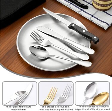 Набір посуду для кемпінгу MOMAHUA на 2 особи (10 шт.): нержавіюча сталь, для пікніків та подорожей, з сумкою для багаторазового використання. Срібний набір посуду на 4 особи