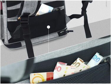 Рюкзак для вигулу домашніх тварин HYZH, 40x37x28 см, для собак та котів, дихаючий, складний, стильний