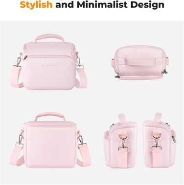 Сумка-рюкзак для фотокамери K&F Concept C-rosa, рожева, для фотографів