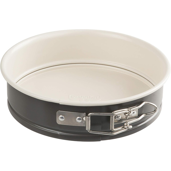 Dr. Oetker Mini Cake Tins Set EXCLUSIVE, cake tins with ceramic-reinforced non-stick coating, cake molds for various cakes, Grey-Brown/Crème, Quantity: 1 x 3-piece set