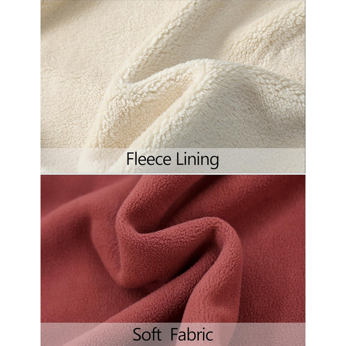 Чоловіча флісова жилетка AIEOE для осені та зими - тепла жилетка з 4 кишенями, стійким коміром, без рукавів - червона, розмір L