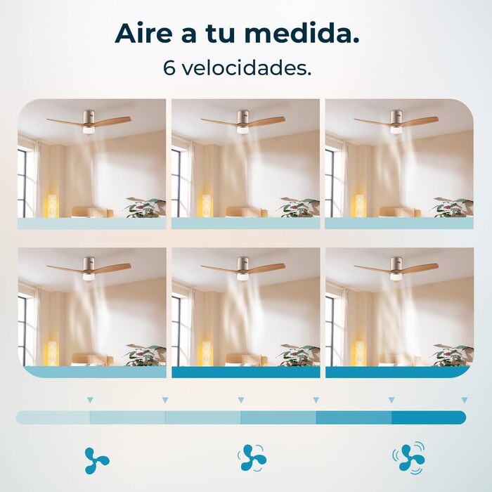 Стеляний вентилятор Cecotec EnergySilence Aero 5600 Black Aqua Connected з підсвічуванням, Wi-Fi, 40W, 52