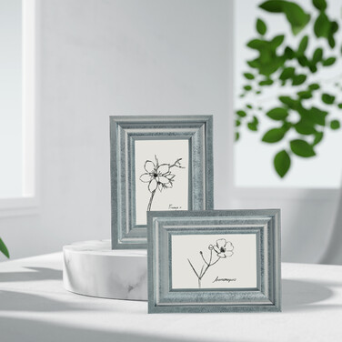 Relaxdays Picture Frames, 6x8 inch, 2-Pack