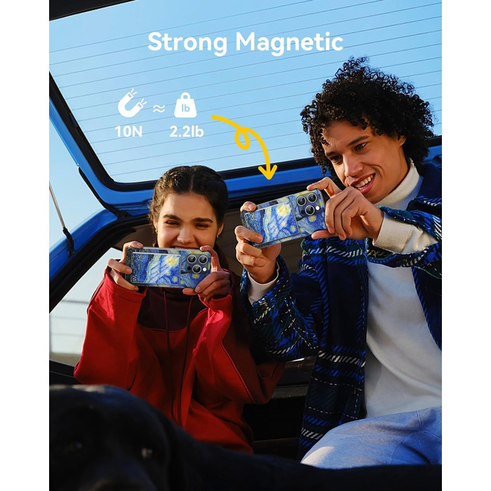 Power Bank MagSafe Ultra Slim 5000mAh, 6.9mm, PD20W - для iPhone, захисне скло Multicolor