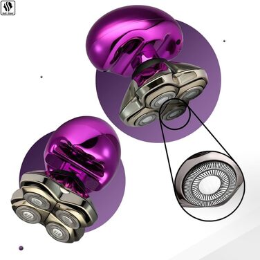 Триммер для тіла та голови Skull Shaver Butterfly Kiss Pro Lila – жіночий електричний триммер, найкращий подарунок для жінок