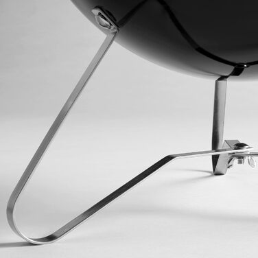Портативний вугільний гриль Weber Smokey Joe Premium, 37 см, чорний, порцелянове емальоване покриття, зручна ручка для перенесення, для барбекю