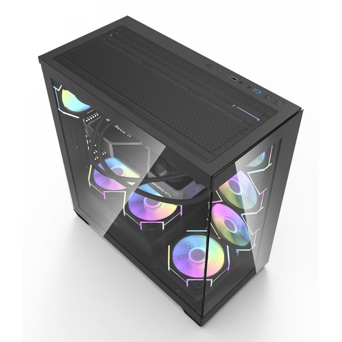 Корпус DarkFlash DS900 Black Midi Tower, чорний