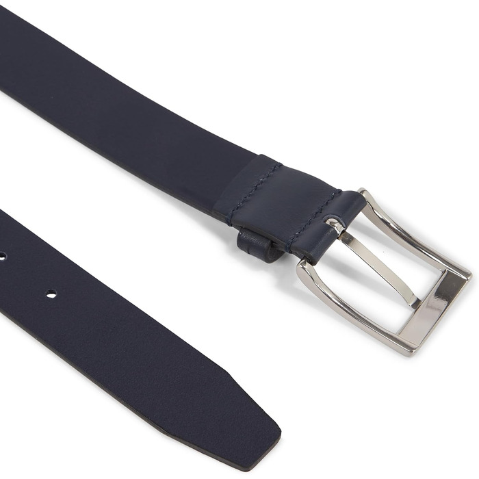 Чоловічий шкіряний ремінь Tommy Hilfiger New Aly Belt, колір блакитний (Midnight)