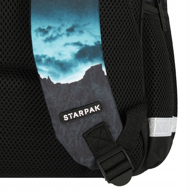 Багатовідсінковий шкільний рюкзак Starpak (чорний, синій, багатоколірний), 23 л