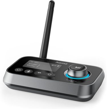 Bluetooth адаптер Hama для телевізора, стереосистеми, проектора: підключення навушників, колонок, телефону, планшета (Bluetooth передавач/приймач, Aux 3.5mm, Optical)