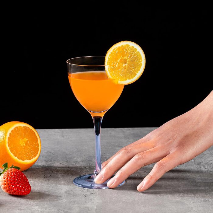 Набір келихів для Мартіні Martini-Gläser 6 шт., 170 мл, кришталь без свинцю, для Мартіні, Манхеттена, Негроні, аперитивів – ефектні келихи для бару в подарунковій упаковці