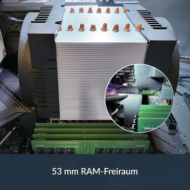 ARCTIC Freezer 4U-M (Rev. 2) - Кулер для серверних процесорів AMD та Intel, 2 x 120 мм вентилятори, 400–2300 rpm, Rack Fan