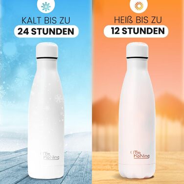 Термос-пляшка з нержавіючої сталі Otto Koning, 500 мл - подвійні стінки, вакуумна ізоляція, BPA-free
