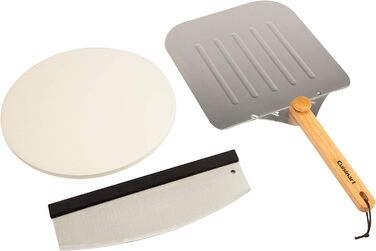 Набір для піци Cuisinart Deluxe: камінь, лопатка, ніж, алюміній