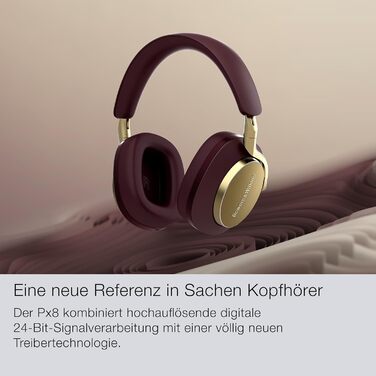 Навушники Bowers & Wilkins Px8: бездротові, з активним шумопоглинанням, Bluetooth 5.0, чорні