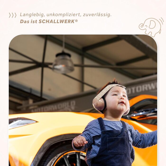 Навушники для захисту від шуму для дітей Schallwerk Mini+ - Коричневий Coffee Brown