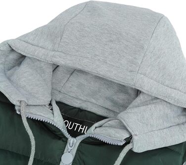 Легка зимова жилетка YOUTHUP West Daen з капюшоном для активного відпочинку та повсякденного носіння (XXL, Зелений)