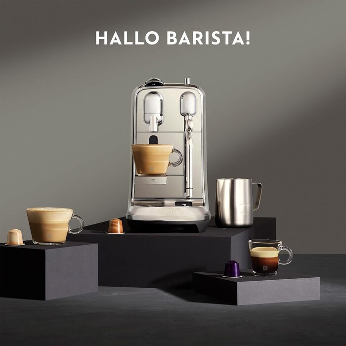 Кавомашина Sage Creatista Plus SNE800, перлинно-біла, автоматична, преміум-клас