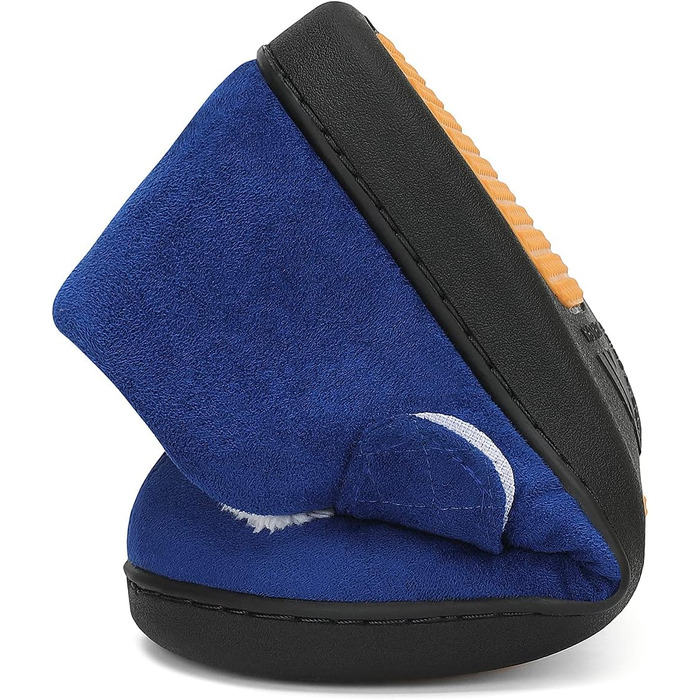 Тапочки Mishansha Herren Winter з підкладкою Memory Foam, зимові, чоловічі, 38-49 (Темно-синій, 44 EU)