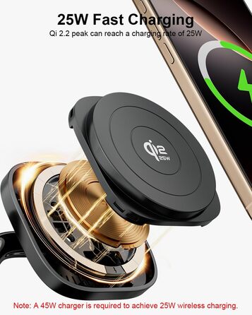 MagSafe Зарядний Стенд 5-в-1 45W Qi2.2: Бездротова Зарядка iPhone 17/16, Apple Watch Ultra, Годинник, Нічник, Спікер
