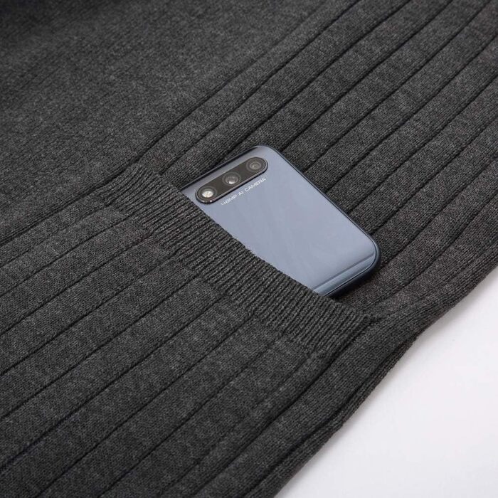 Чоловіча футболка-поло PJ PAUL JONES Modern/Tailliert, темно-сіра