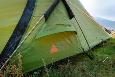 Намет Vango Hydra 200 для 2 осіб: легкий, туристичний, кемпінговий, водонепроникний (5000 мм), з алюмінієвими дугами, колір Pine