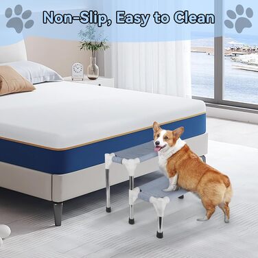 Сходинки для собак та котів Makerfire (2 сходинки) - для підйому на ліжко/диван