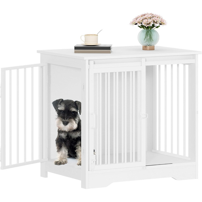 Сучасний вольєр для собак Hzuaneri DFC84301B, 69x49x64.5 см, з 2 дверцятами, для дому