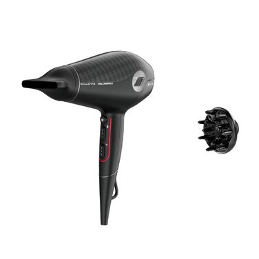 Випрямляч для волосся Rowenta x Karl Lagerfeld SF467L K/Pro Stylist з кератиновим покриттям та іонізацією, чорно-червоний