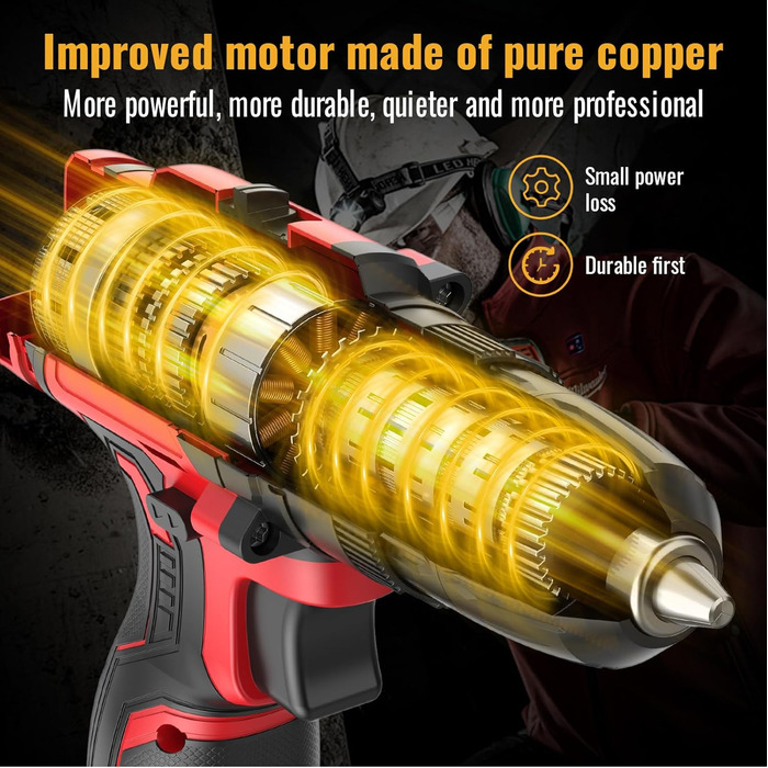 Акумуляторний шуруповерт CONETOOL 12V Set: 2 x 2000mAh, 35 Нм, 2 швидкості, 25+1 момент, 36 аксесуарів