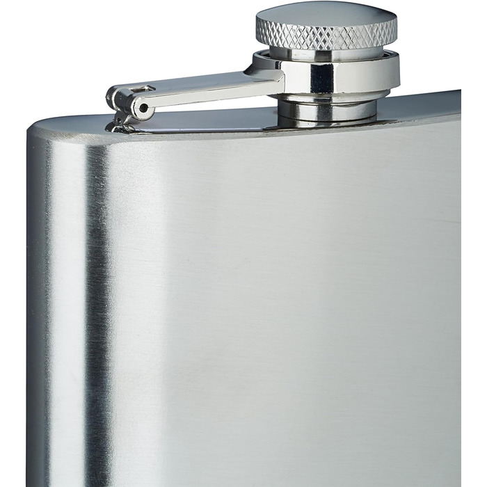 Набір флаконів Relaxdays, 10 шт., 200 мл, нержавіюча сталь, для напоїв, з кришкою, сріблясті