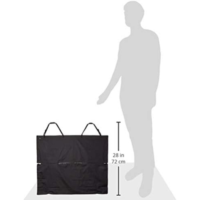 Amazon Basics Auto Seat Cover for Dogs, 119 x 142 cm, Black - Pet Car Seat Protector