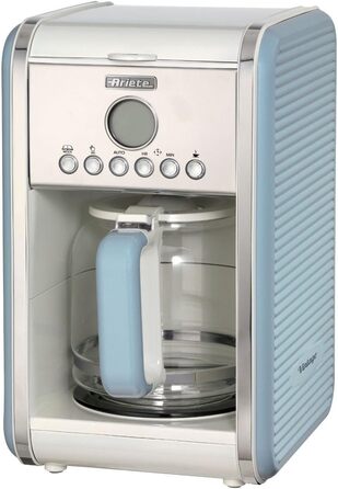 Ariete Vintage Electric Kettle - 1.7L, 2000W, Green/Light Blue