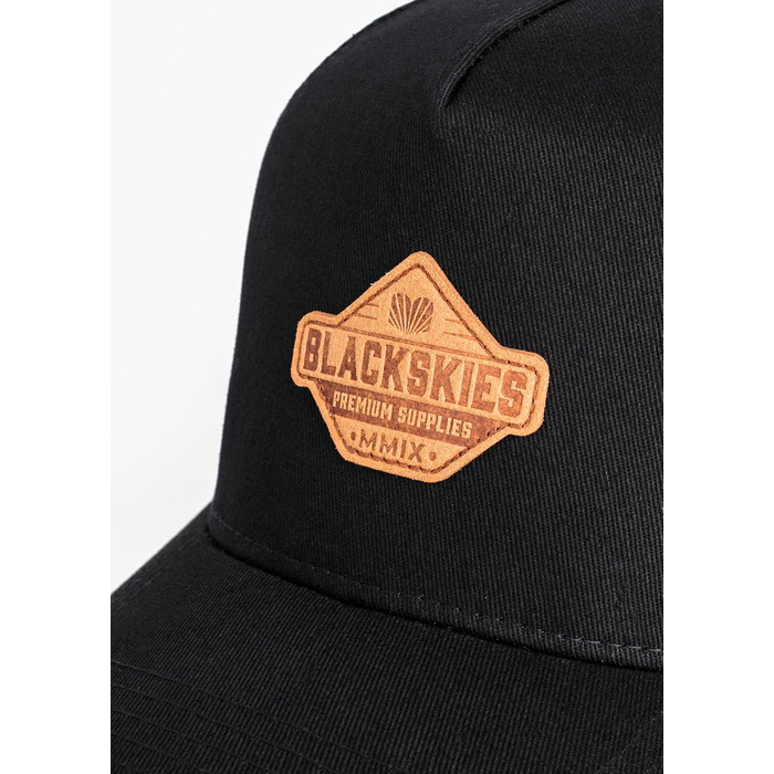 Кепка бейсболка Blackskies® Essentials Trucker Cap унісекс, чорно-коричнева, сітка, для вулиці та відпочинку